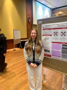 Sigrid Rossi at poster symposium